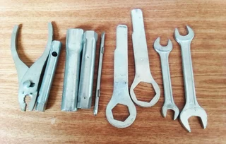 Original Klx 250 Kawasaki Spanner Set With Bag
