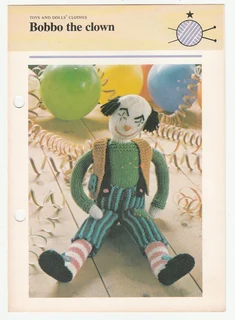 Bobbo the Clown - Knitting Pattern - Crafts