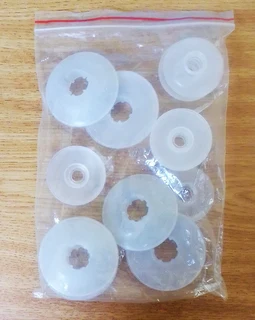 Bead-Fairy Square Kumihimo Plate (Braiding Disc) &amp; 7 No Tangle Beadsmith Thread Bobbins - Crafts