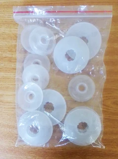 Bead-Fairy Square Kumihimo Plate (Braiding Disc) &amp; 7 No Tangle Beadsmith Thread Bobbins - Crafts