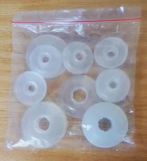 The Bead Smith Kumihimo Round Braiding Disc and 7 No Tangle Beadsmith Thread Bobbins - Crafts