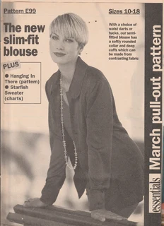 Slim Fit Blouse - Essentials Sewing Pattern - Fits Sizes 10 To 18 - Crafts