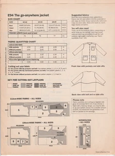 The Go-Anywhere Jacket - ESSENTIALS Sewing Pattern - Fits Sizes 10 to 20 - Crafts