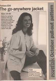 The Go-anywhere Jacket - Essentials Sewing Pattern - Fits Sizes 10 To 20 - Crafts