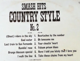 Smash Hits Country Style No 2 - Vinyl LP (Record) - 1971
