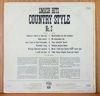 Smash Hits Country Style No 2 - Vinyl LP (Record) - 1971
