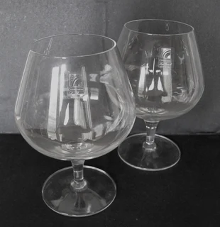2 x Light & Music - Luigi Bormioli Extra Large Brandy Balloon Glasses / Cognac - Made in Italy
