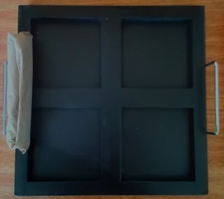 Vintage - HOME COLLECTION - 4 Serving Dishes with Wood Tray and Forks