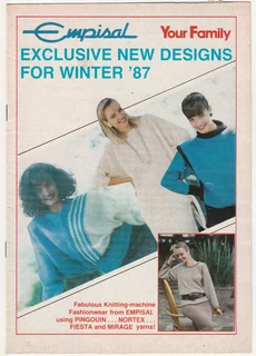 Empisal Exclusive New Designs For Winter' 87 - Machine Knitting Patterns - Crafts
