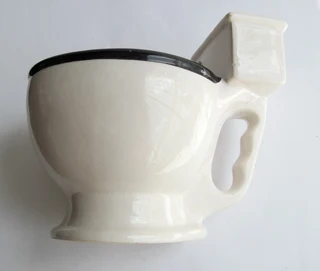 Vintage - Large Ceramic Toilet Coffee Mug / Ornament