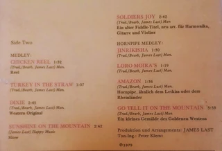 James Last Western Party and Square Dance - Vinyl LP (Record) - 1979