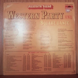 James Last Western Party and Square Dance - Vinyl LP (Record) - 1979