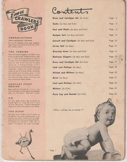 Vintage - Emu Crawlers Book - Knitting Patterns - Crafts