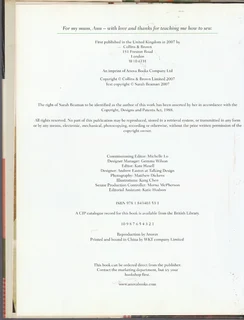 DECORATIVE SEWING - Sarah Beaman - 1st Edition - Crafts