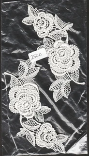 Vintage Set of Off White Embroidered Lace Motifs - Sewing Accessories - Crafts