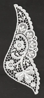 Vintage White Embroidered Lace Motif - Sewing Accessories - Crafts
