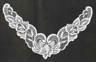 Vintage White Embroidered Lace Motif - Sewing Accessories - Crafts