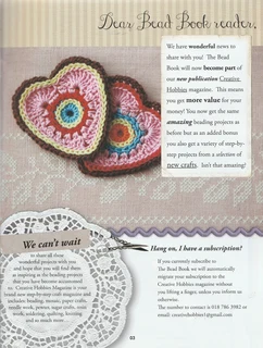 THE BEAD BOOK - Issue 43 ( FINAL / LAST ISSUE ) - 2013 - Beading Magazine - Discontinued - Crafts