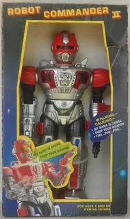 Vintage 1992 Collectable Toy - Robot Commander 11 - Zadak Walking Talking Robot
