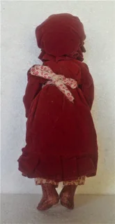 Vintage - Small Porcelain Doll with Bendable  arms and legs