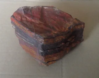 Jasper Mixed Striped Gemstone - Rough Rock