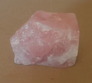 Rose Quartz Crystal Gemstone - Rough Rock