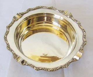 Vintage - 1980's Large Brass Ashtray