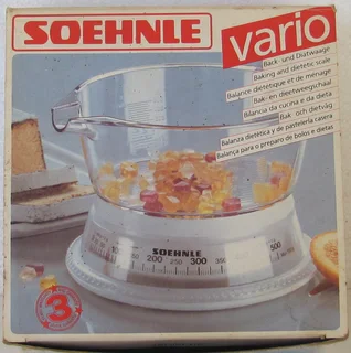 Vintage - Soehnle Vario Baking And Dietetic Scale 0 - 500g Made In Swizterland