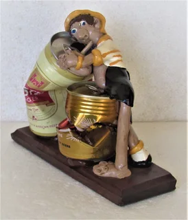 Handmade  - Vintage 1990 Rugby Free State Supporters Bar Ornament.