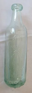 1880&#39;s CROMAC SPRINGWHEELER &amp; Co.Ltd - Belfast - Aqua Round Bottom Soda Bottle