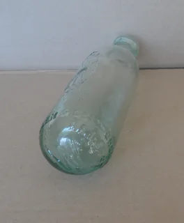1880&#39;s CROMAC SPRINGWHEELER &amp; Co.Ltd - Belfast - Aqua Round Bottom Soda Bottle