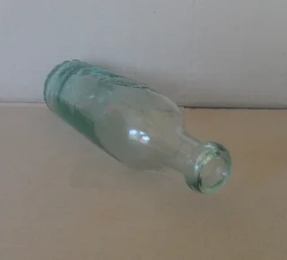 1880&#39;s CROMAC SPRINGWHEELER &amp; Co.Ltd - Belfast - Aqua Round Bottom Soda Bottle