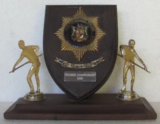 1988 South African Police Snooker Championship Trophy