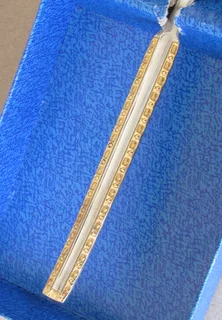 1980 SOLINGEN DESIGN - Germany Handcrafted 24ct Gold Trimmed Cake/Pie Server 18/10 Stainless Steel