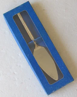 1980 Solingen Design - Germany Handcrafted 24ct Gold Trimmed Cake/pie Server 18/10 Stainless Steel