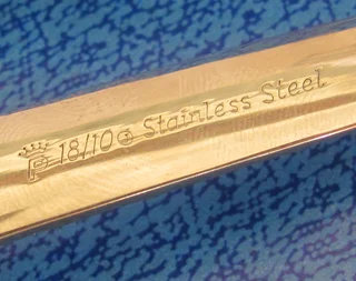 1980 SOLINGEN DESIGN - Germany Handcrafted 24ct Gold Trimmed Cake/Pie Server 18/10 Stainless Steel