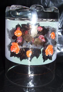 Vintage - Mid Century 1950&#39;s /1960&#39;s  DeValBot Italy  Gilt Glass Ice Bucket