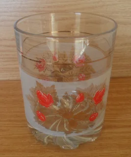 Vintage - Mid Century 1950&#39;s /1960&#39;s  DeValBot Italy  Gilt Glass Ice Bucket