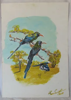 Bird Scene - Acrylic Painting - 2015