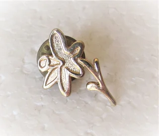 Vintage - Flower Shaped Lapel Hat or Coat Pin