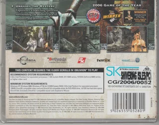 PC DVD-ROM - The Elder Scrolls 1V - Shivering Isles - Expansion Pack for Oblivion 1V