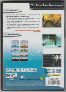 PC DVD-ROM - CSI: Crime Scene Investigation - Computer Gaming