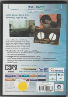 PC DVD-ROM - CSI: MIAMI - Computer Gaming