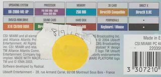 PC DVD-ROM - CSI: MIAMI - Computer Gaming