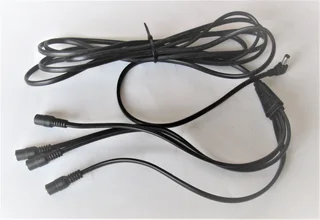 Portable Solar Home Lighting System - Splitter Cable 3.3m