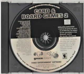 PC CD-ROM - e GAMES - Card and Board Games 2 - Computer Gaming