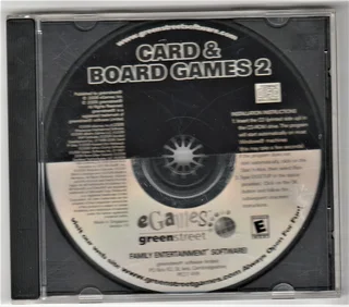 PC CD-ROM - e GAMES - Card and Board Games 2 - Computer Gaming