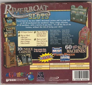 PC CD-ROM - e GAMES - RIVERBOAT SLOTS - Computer Gaming