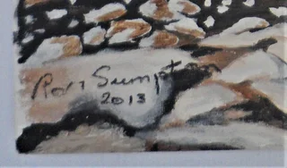 Zebras Fighting - Acrylic Painting - 2013