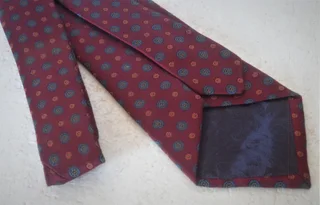 Vintage - Comme Soie By Cravateur Men&#39;s Tie - GENMIN Tie